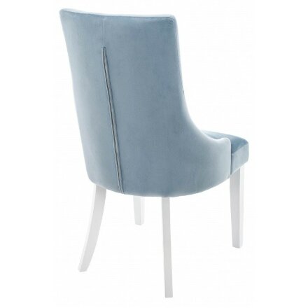 Стул деревянный Elegance white / blue 