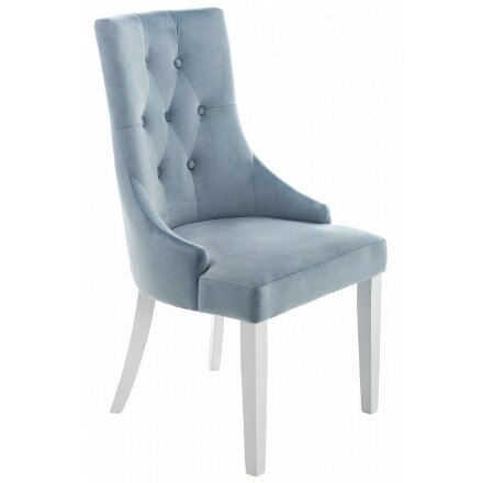 Стул деревянный Elegance white / blue 