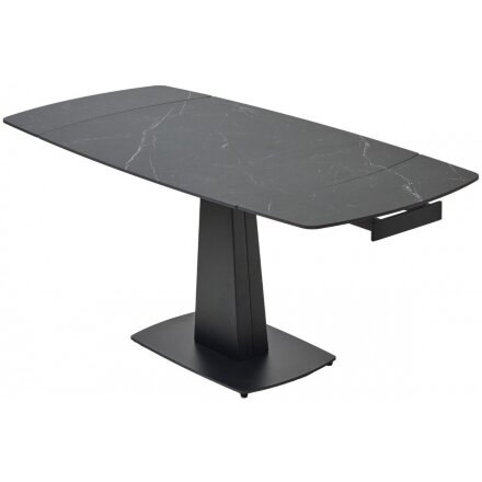 Керамический стол Balde 120 matt black marble solid ceramic / black 