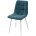 Стул CHILLI UF860-12B зеленый хром, ткань/ белый каркас М-City 