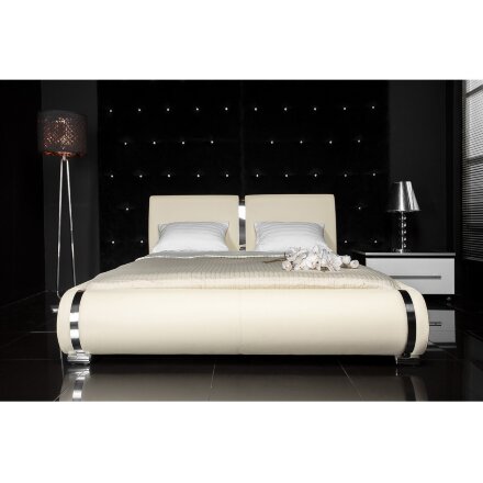 Кровать Aldina 160 см x 200 см crem PU 