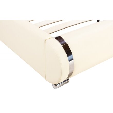 Кровать Aldina 160 см x 200 см crem PU 
