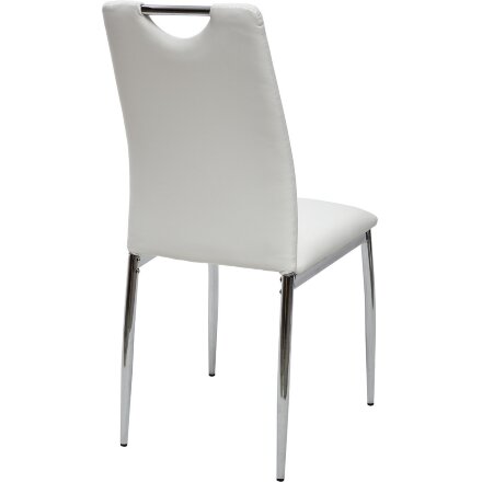 Стул COMFORT 999 PU#601B-10 белый, экокожа М-City 
