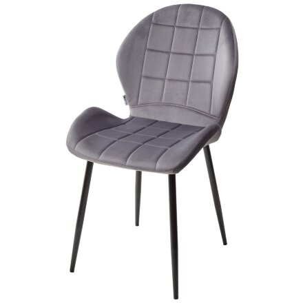 Стул FLOWER BLUVEL-14 GREY, велюр М-City 