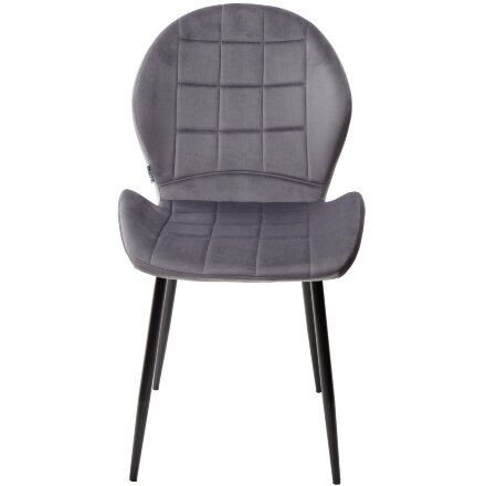 Стул FLOWER BLUVEL-14 GREY, велюр М-City 
