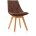 Стул Stool Group Milan, коричневый обивка ткань ножки массив дерева 