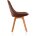 Стул Stool Group Milan, коричневый обивка ткань ножки массив дерева 