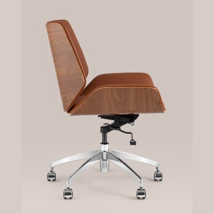 Кресло офисное TopChairs Crown SN коричневый 