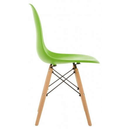 Пластиковый стул Eames PC-015 зеленый 
