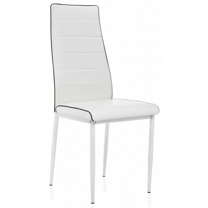 Стул на металлокаркасе на металлокаркасе DC2-001 white / black Стул на металлокаркасе на металлокаркасе DC2-001 white / black